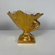 Crown Devon - Gold Shell Posy Vase