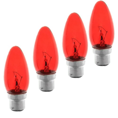 40w bayonet cap red fireglow - 40w,