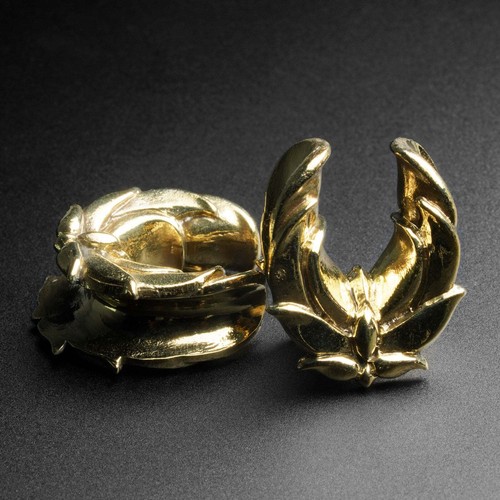 Lotus flower brass - saddle, plug