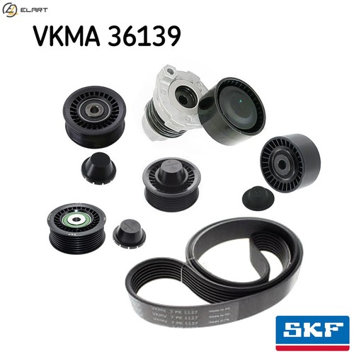 Vribbed belt set vkma 36139 - set,