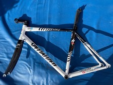Vintage Specialized S-Works E5 Mario Cipollini Aqua & Sapone Zebra Frame 58cm