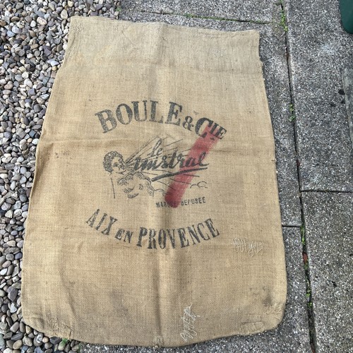Vintage french hessian grain - vintage,