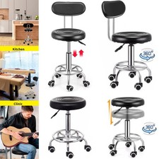 New Backrest Salon Stool Barber Tattoo Manicure Beauty Spa Lift Swivel Chair