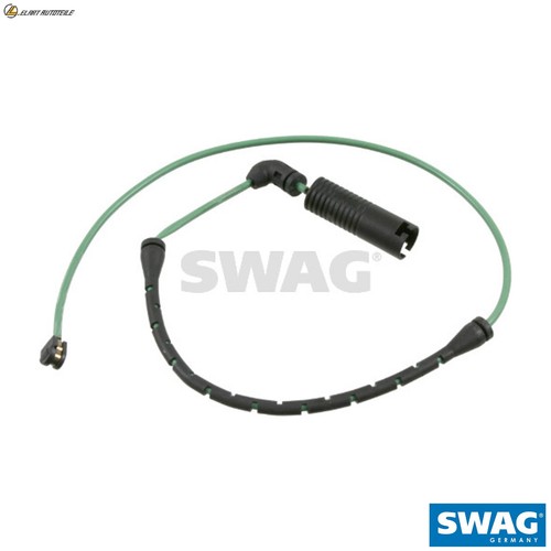 Warning contact brake pad - brake, wear