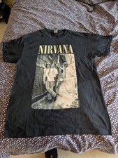 Nirvana Black Band T Shirt New