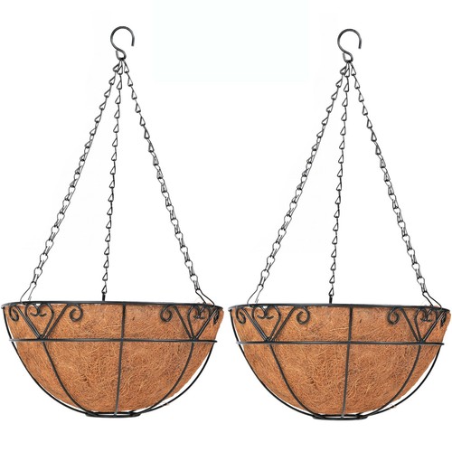 Metal hanging baskets - metal,