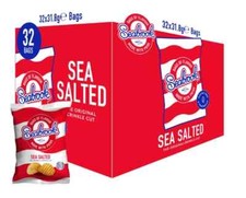 Seabrook Crinkle Cut Sea Salted Crisps Full Box of 32 Bags
