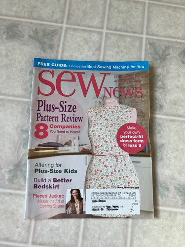Sew news sewing magazine - news, back