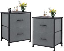 Nightstand Set of 2 with 2