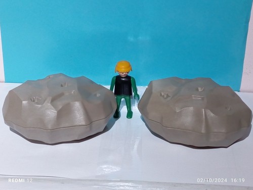 Playmobil large rocks - x2,