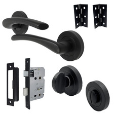 Zena Door Handle Bathroom Set