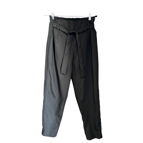 Chic black paperbag waist - chic,