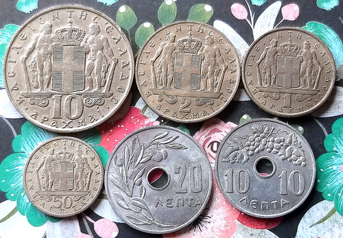 Greece 2 1 drachma - &,