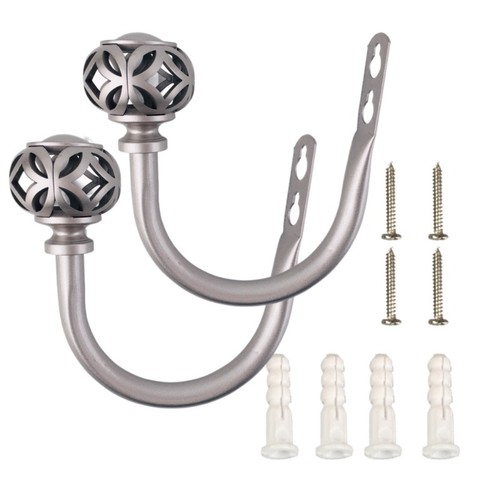 2pcs metal curtain hold backs - hold,