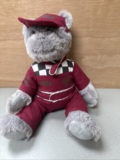RARE Alton Towers Rita Soft Plush Toy Racer Teddy Bear Theme Park Souvenir