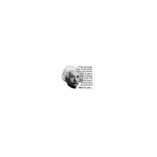 Albert einstein two things are - einstein,