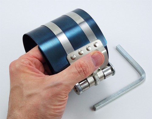 Piston ring compressor - piston,