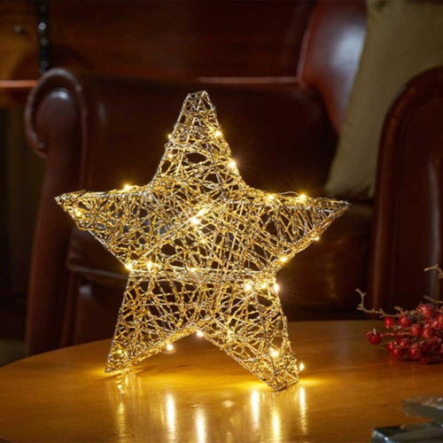 20cm battery operated - operated, gold
