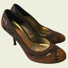 Magrit Brown Stiletto Heel