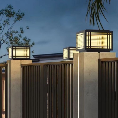 Outdoor home pillar lights - home,