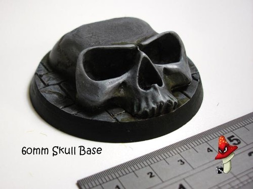 60mm skull base resin - skull,