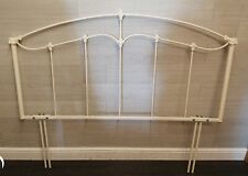lovely 5ft cream metal headboard Ref: HF16443
