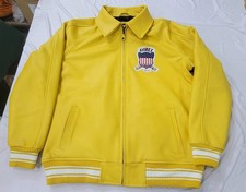 Men avirex leather jacket - leather,