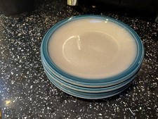 WEDGWOOD BLUE PACIFIC SIDE PLATES X 4