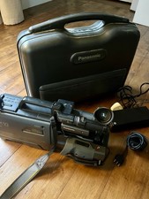 Panasonic VW-SHM10 VHS movie camera with case and accessories 