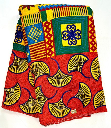 African fabric woven kente - african, fabric/