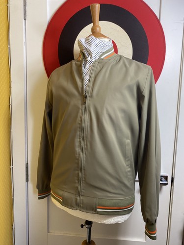 Mod olive green orange white - olive,