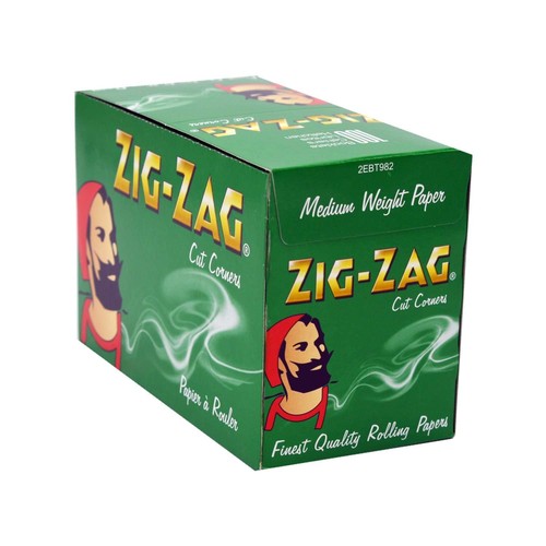 Zig zag green regular - green, rolling