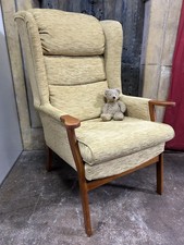 Fabric High Seat Fireside Wing