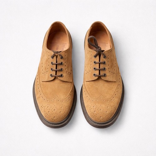 Trickers tan suede bourton - trickers,