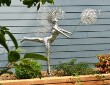 metal storm Fairy statue 