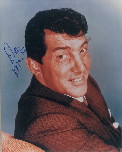 Dean martin signed photograph - signed,