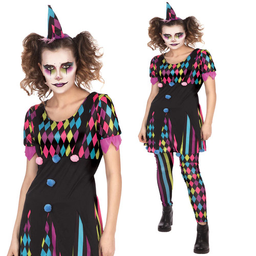 Multicolour mischief clown - multicolour,