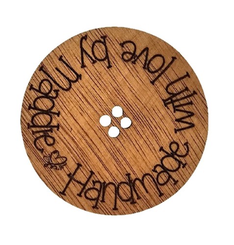 Personalised wooden buttons - personalised,
