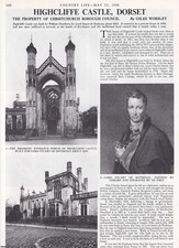 HIGHCLIFFE CASTLE, DORSET. THE