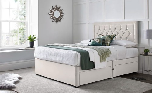 Orthopaedic divan bed - set, with