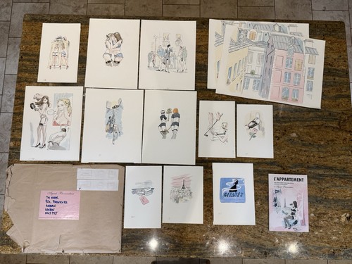 Original watercolours from - 13,