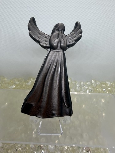 Silver sheen obsidian angel - obsidian,