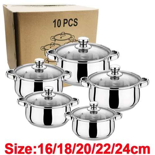 5sets non stick stainless - 5sets,