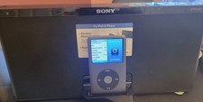iPod Classic 7th Gen 160GB black and Sony Bluetooth docking station bundle