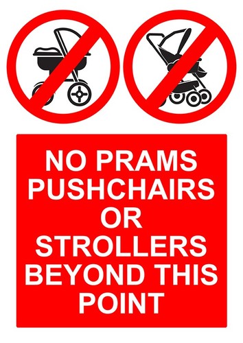 Prams pushchairs strollers - no,