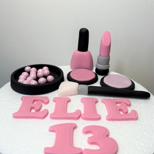Edible personalised makeup set - edible,