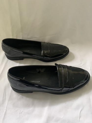 Atmosphere black patent flat - atmosphere,