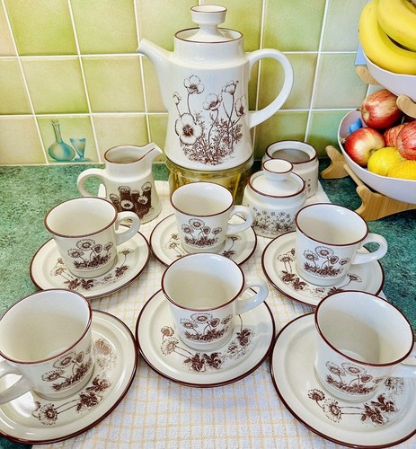 Noritake stoneware coffee set - noritake,