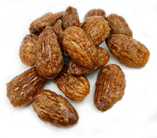 Nuts almonds caramelised - nuts,