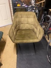 Commercial Sage velvet restaurant chairs - 10 available